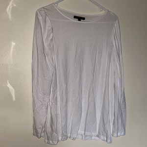 Banana Republic Factory White Long Sleeved Top Size Large